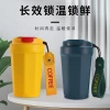 Customized logo engraving gifts: 304 stainless steel coffee cups, female letter insulated cups with handles, car water cups Application Scenario